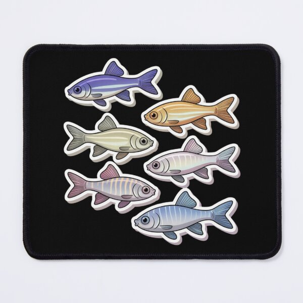 Item preview, Funny colorful Zebrafish - sea fish designed and sold by DamioPolArt.