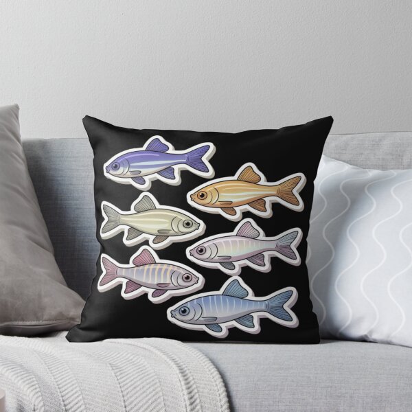Item preview, Funny colorful Zebrafish - sea fish designed and sold by DamioPolArt.