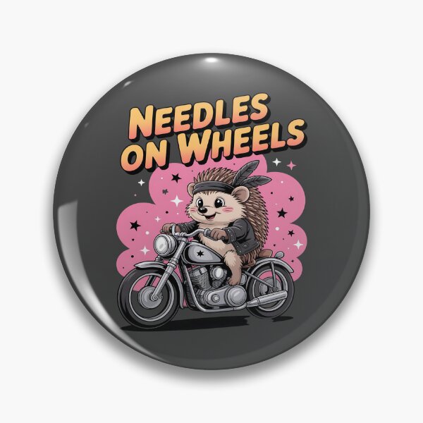 Item preview, Needles on wheels - Hedgehog motorbike - Road hog - I love hog - Hedgehog biker - Hedgehog Rebel - Hedgehog Punk - Hedgehog rock designed and sold by JansenGS.