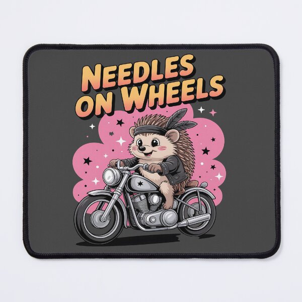 Item preview, Needles on wheels - Hedgehog motorbike - Road hog - I love hog - Hedgehog biker - Hedgehog Rebel - Hedgehog Punk - Hedgehog rock designed and sold by JansenGS.