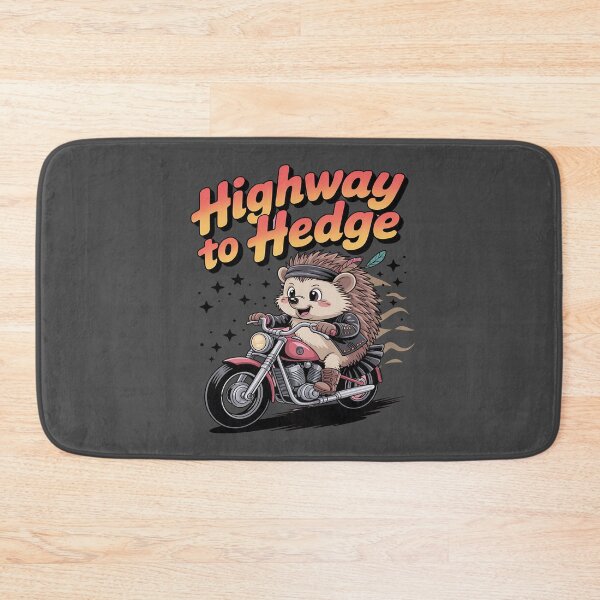 Item preview, Highway to hedge - Hedgehog motorbike - Road hog - I love hog - Hedgehog biker - Hedgehog Rebel - Hedgehog Punk - Hedgehog rock designed and sold by JansenGS.