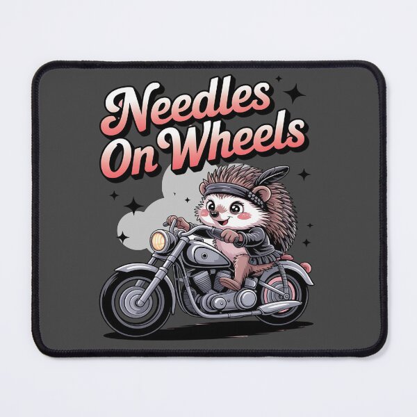Item preview, Needles on wheels - Hedgehog motorbike - Road hog - I love hog - Hedgehog biker - Hedgehog Rebel - Hedgehog Punk - Hedgehog rock designed and sold by JansenGS.