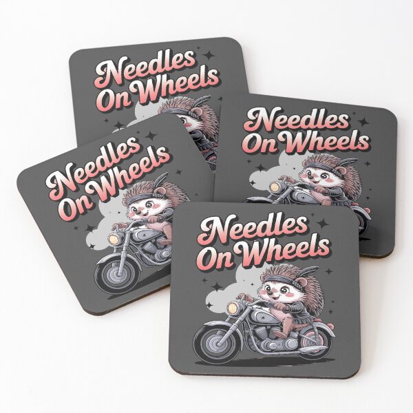 Item preview, Needles on wheels - Hedgehog motorbike - Road hog - I love hog - Hedgehog biker - Hedgehog Rebel - Hedgehog Punk - Hedgehog rock designed and sold by JansenGS.