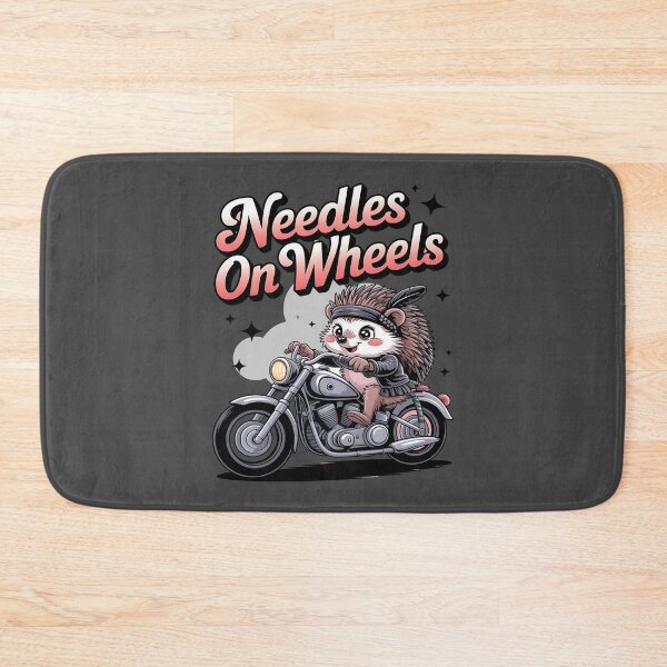 Item preview, Needles on wheels - Hedgehog motorbike - Road hog - I love hog - Hedgehog biker - Hedgehog Rebel - Hedgehog Punk - Hedgehog rock designed and sold by JansenGS.