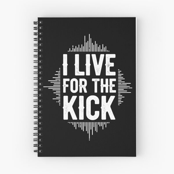 Item preview, I Live for the Kick - Hardstyle Rave Techno Design designed and sold by SPAZE-Typo.