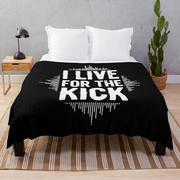 Item preview, I Live for the Kick - Hardstyle Rave Techno Design designed and sold by SPAZE-Typo.