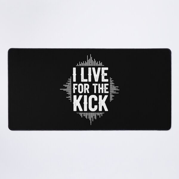 Item preview, I Live for the Kick - Hardstyle Rave Techno Design designed and sold by SPAZE-Typo.