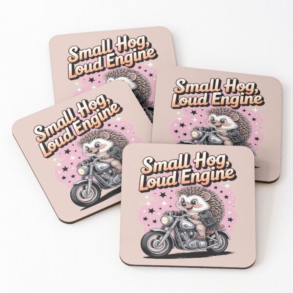 Item preview, Small hog, loud engine - Hedgehog motorbike - Road hog - I love hog - Hedgehog biker - Hedgehog Rebel - Hedgehog Punk - Hedgehog rock designed and sold by JansenGS.