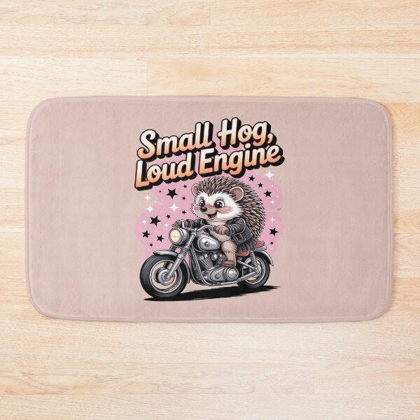 Item preview, Small hog, loud engine - Hedgehog motorbike - Road hog - I love hog - Hedgehog biker - Hedgehog Rebel - Hedgehog Punk - Hedgehog rock designed and sold by JansenGS.