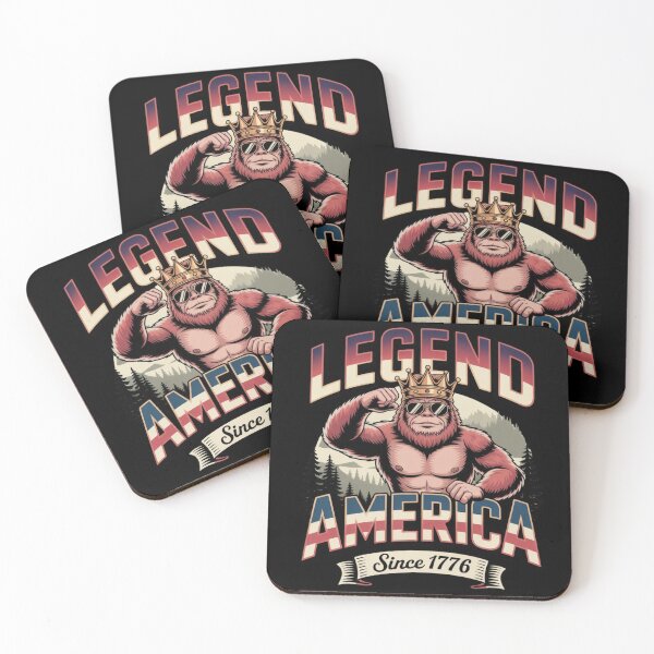 Item preview, Patriotic Bigfoot King – Legend America Since 1776 Design designed and sold by teevoxx.