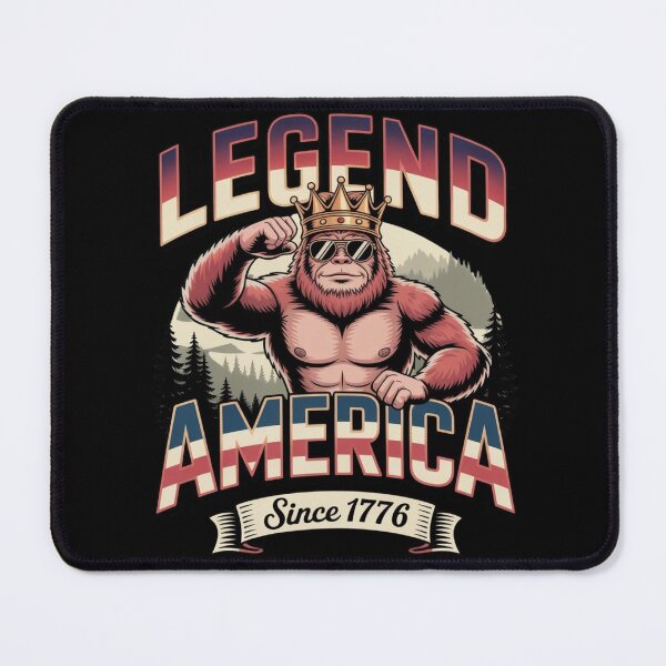Item preview, Patriotic Bigfoot King – Legend America Since 1776 Design designed and sold by teevoxx.