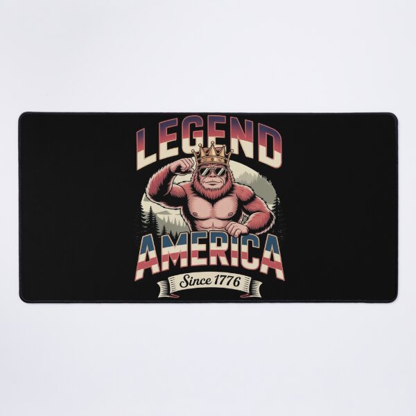 Item preview, Patriotic Bigfoot King – Legend America Since 1776 Design designed and sold by teevoxx.