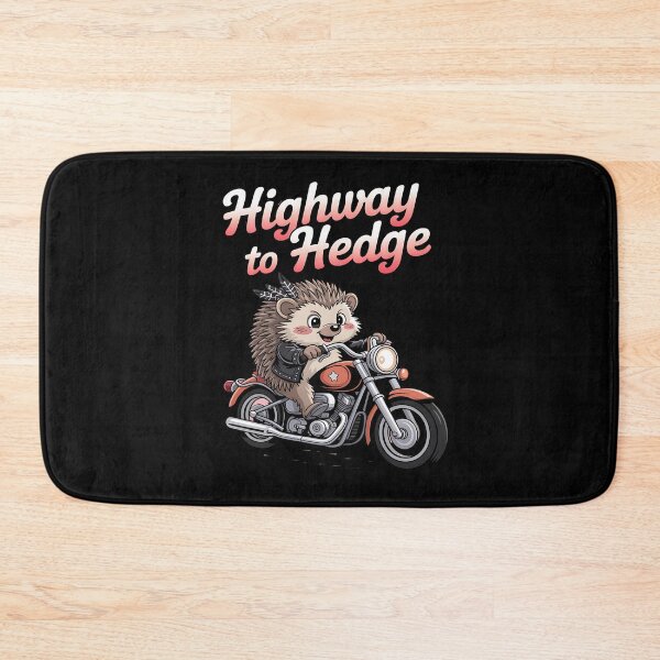 Item preview, Highway to hedge - Hedgehog motorbike - Road hog - I love hog - Hedgehog biker - Hedgehog Rebel - Hedgehog Punk - Hedgehog rock designed and sold by JansenGS.
