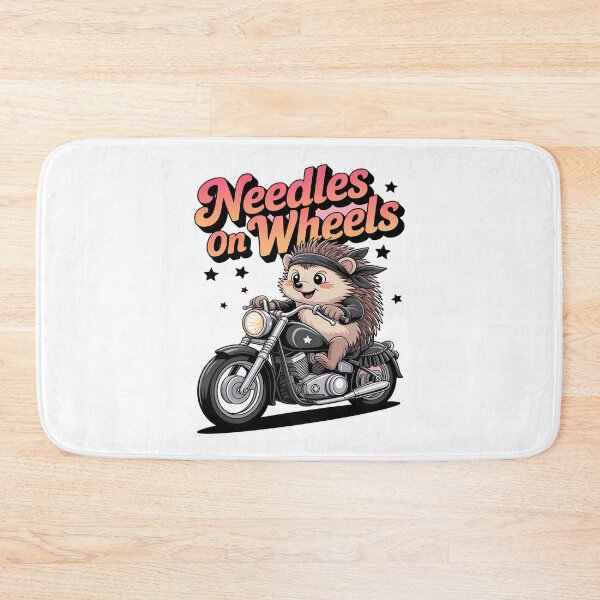 Item preview, Needles on wheels - Hedgehog motorbike - Road hog - I love hog - Hedgehog biker - Hedgehog Rebel - Hedgehog Punk - Hedgehog rock designed and sold by JansenGS.