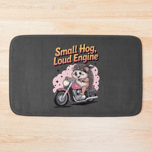 Item preview, Small hog, loud engine - Hedgehog motorbike - Road hog - I love hog - Hedgehog biker - Hedgehog Rebel - Hedgehog Punk - Hedgehog rock designed and sold by JansenGS.