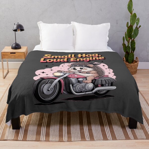Item preview, Small hog, loud engine - Hedgehog motorbike - Road hog - I love hog - Hedgehog biker - Hedgehog Rebel - Hedgehog Punk - Hedgehog rock designed and sold by JansenGS.