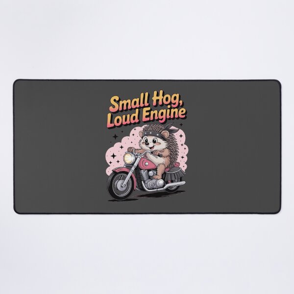 Item preview, Small hog, loud engine - Hedgehog motorbike - Road hog - I love hog - Hedgehog biker - Hedgehog Rebel - Hedgehog Punk - Hedgehog rock designed and sold by JansenGS.