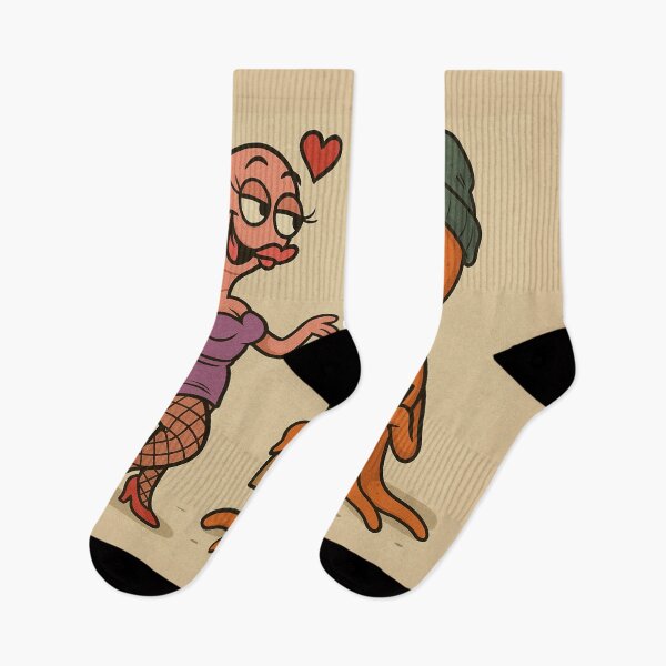 Item preview, Homeless Squid and Flirty Worm – Funny Cartoon designed and sold by Marvvinekk.