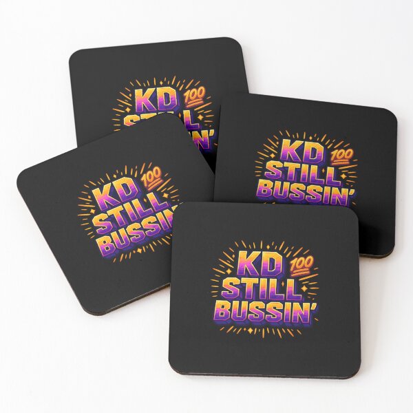Item preview, KD Still Bussin’ – Funny FPS Gamer T-Shirt Neon Style designed and sold by Closeddog.
