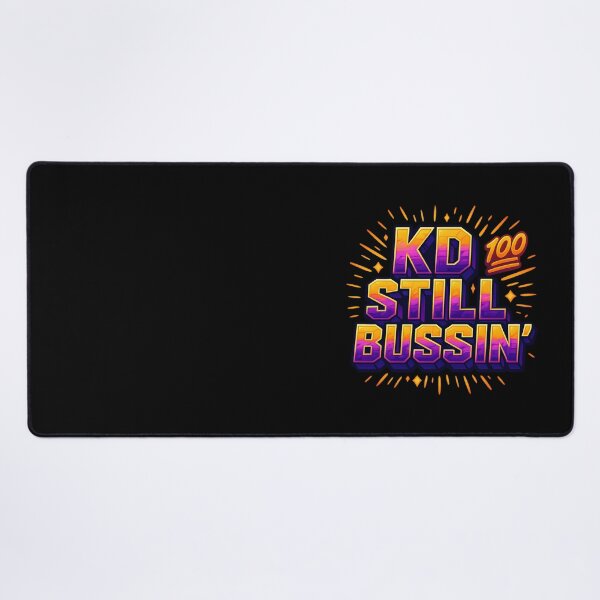 Item preview, KD Still Bussin’ – Funny FPS Gamer T-Shirt Neon Style designed and sold by Closeddog.