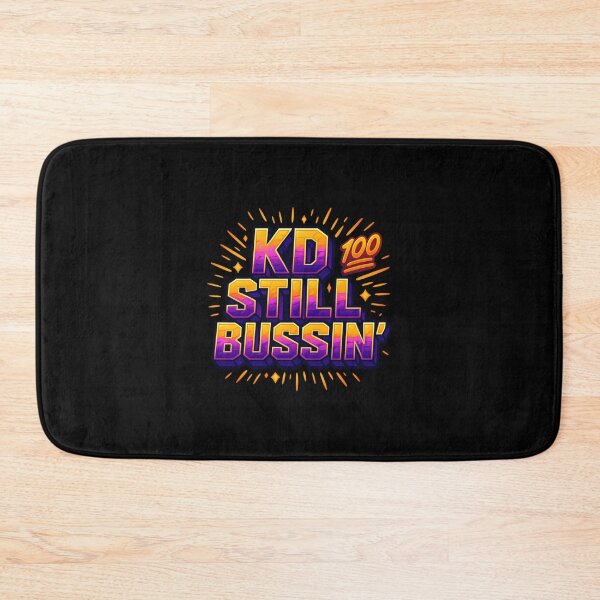 Item preview, KD Still Bussin’ – Funny FPS Gamer T-Shirt Neon Style designed and sold by Closeddog.