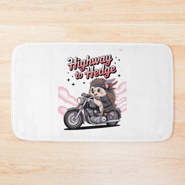 Item preview, Highway to hedge - Hedgehog motorbike - Road hog - I love hog - Hedgehog biker - Hedgehog Rebel - Hedgehog Punk - Hedgehog rock designed and sold by JansenGS.