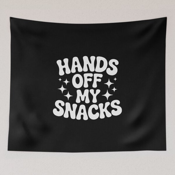 Item preview, Hands Off My Snacks – Funny Food Lover Typography Design designed and sold by teevoxx.