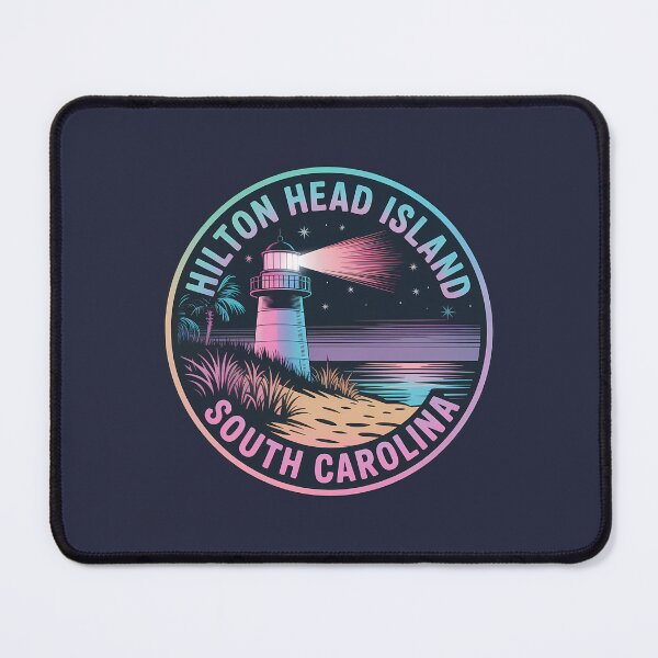 Item preview, Neon Night Hilton Head Island South Carolina Sticker designed and sold by Horizon Tales.