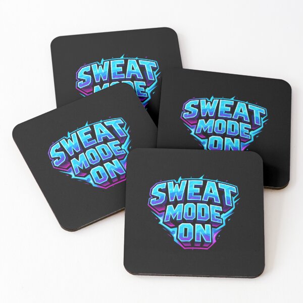 Item preview, Sweat Mode On – Pro Gamer FPS T-Shirt Neon Design designed and sold by Closeddog.
