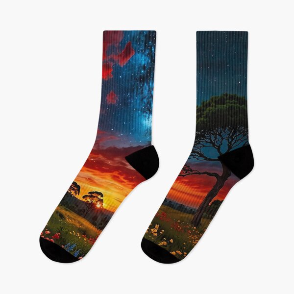 Item preview, The tree under the cosmic explosion of color designed and sold by PixelParadies.