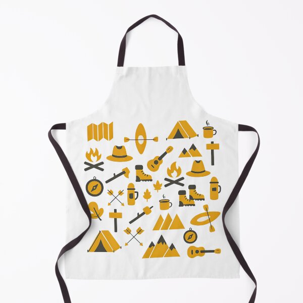 Item preview, Camping and Outdoor Adventure Icons Illustration designed and sold by ArtfulWeave.