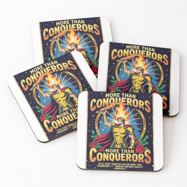Item preview, MORE THAN CONQUERORS designed and sold by NilsonT.