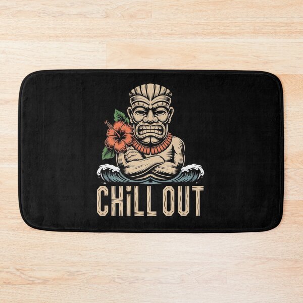 Item preview, Tropical Strength – Chill Out Vibes with Hibiscus & Waves designed and sold by teevoxx.