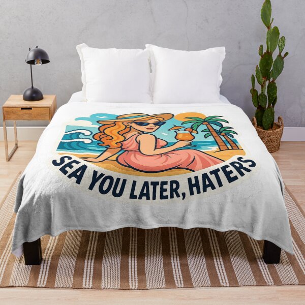 Item preview, Sea You Later, Haters – Aphrodite Beach Art designed and sold by Cheerioza.