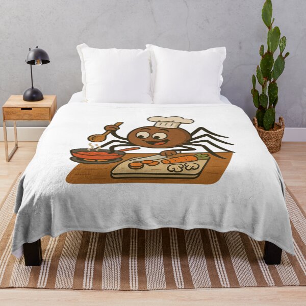 Item preview, Chef Spider Cooking – Funny Cartoon designed and sold by Marvvinekk.