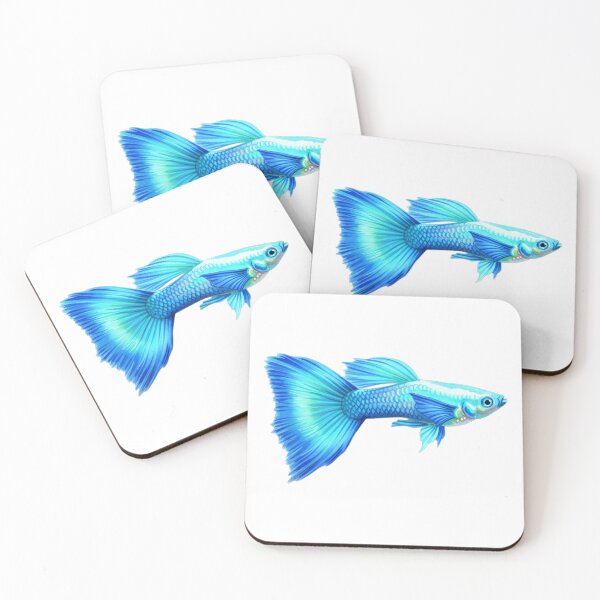 Item preview,  neon blue guppy designed and sold by 4rtistcDrift.