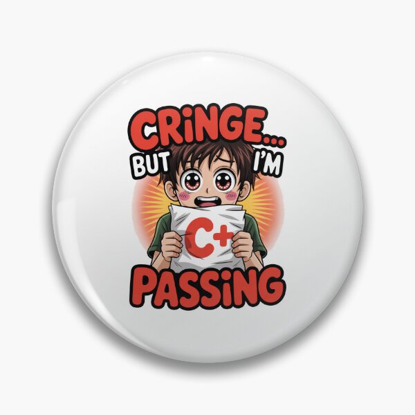 Item preview, Cringe But Passing Funny Anime Student designed and sold by MonkiFlipp.