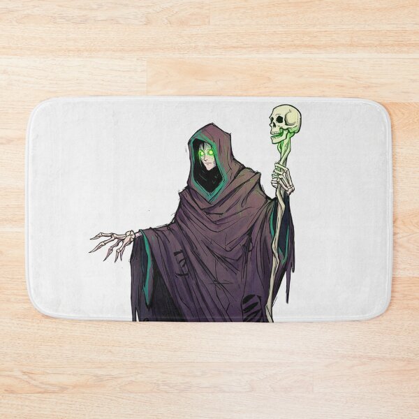 Item preview, Fantasy Necromancer lord of death illustration character art designed and sold by Vintage Designs +.