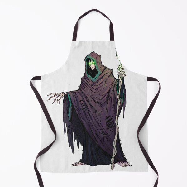 Item preview, Fantasy Necromancer lord of death illustration character art designed and sold by Vintage Designs +.