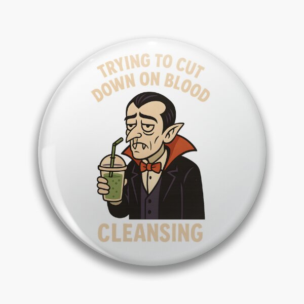 Item preview, Funny Vampire Cleansing Parody Illustration designed and sold by DanielULaN Artworks.