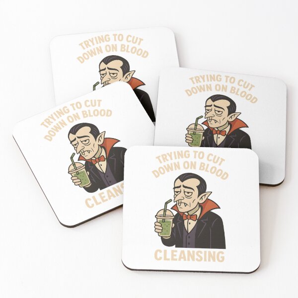 Item preview, Funny Vampire Cleansing Parody Illustration designed and sold by DanielULaN Artworks.