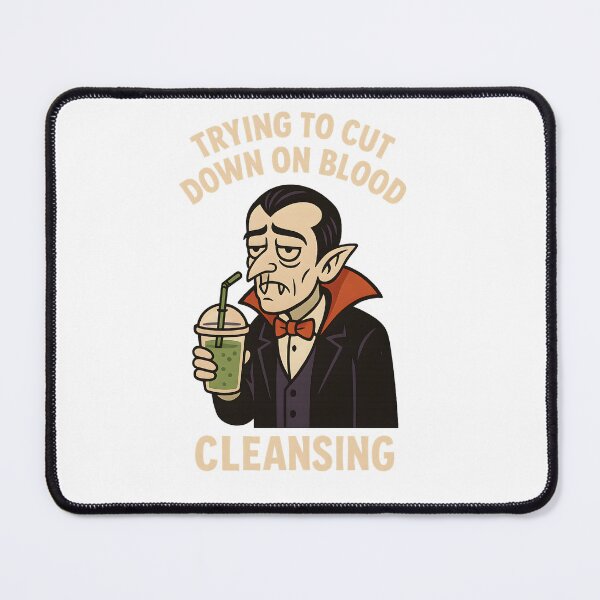 Item preview, Funny Vampire Cleansing Parody Illustration designed and sold by DanielULaN Artworks.
