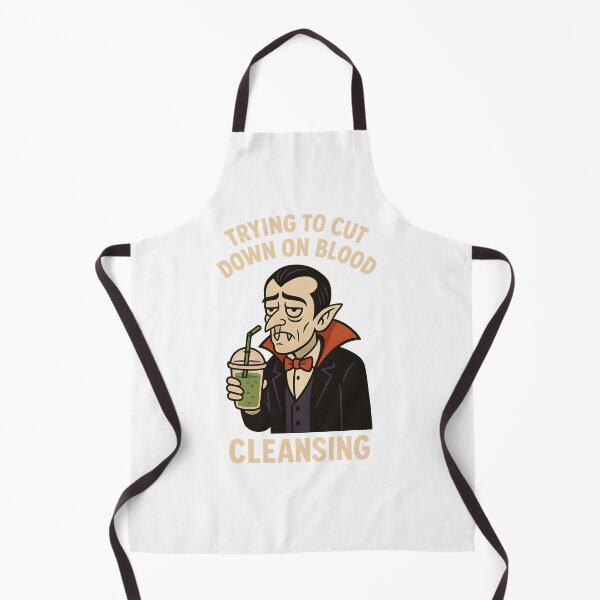 Item preview, Funny Vampire Cleansing Parody Illustration designed and sold by DanielULaN Artworks.