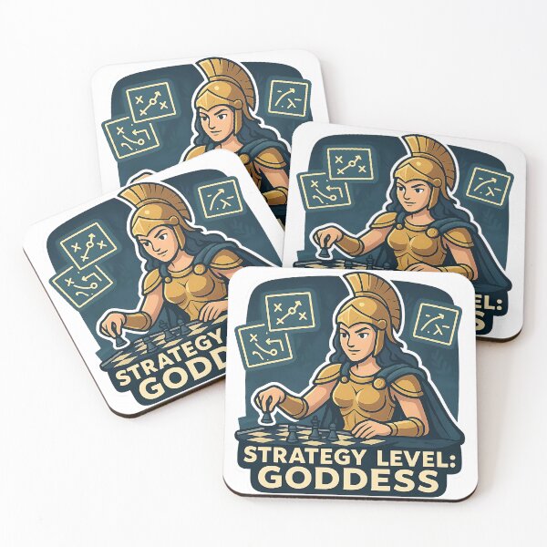 Item preview, Strategy Level: Goddess – Athena War and Wisdom Art designed and sold by Cheerioza.