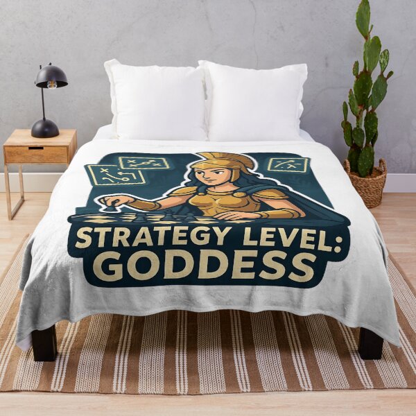 Item preview, Strategy Level: Goddess – Athena War and Wisdom Art designed and sold by Cheerioza.