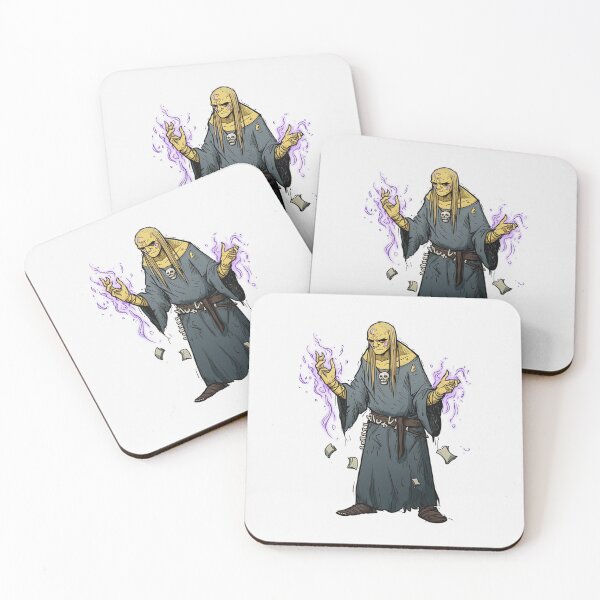 Item preview,  Fantasy Necromancer lord of death illustration character art designed and sold by Vintage Designs +.