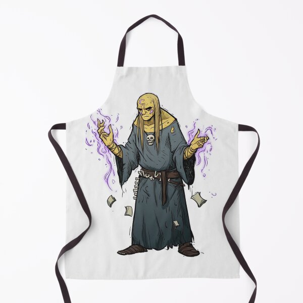 Item preview, Fantasy Necromancer lord of death illustration character art designed and sold by Vintage Designs +.
