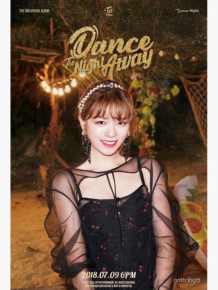 Twice 트와이스 Dance The Night Away Jeongyeon Art Board Print For Sale By Gottrihgtt Redbubble