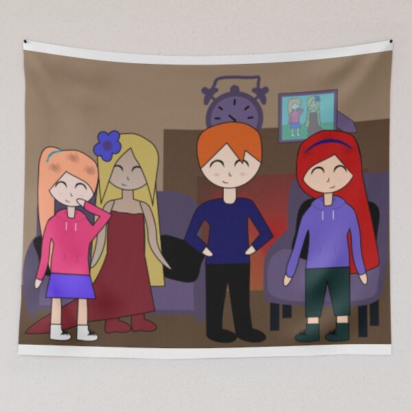 Item preview, Shattered Reality Living Room (Chelsea, Gabriella, Finnian, Rinslet) designed and sold by GooglyEyes-.