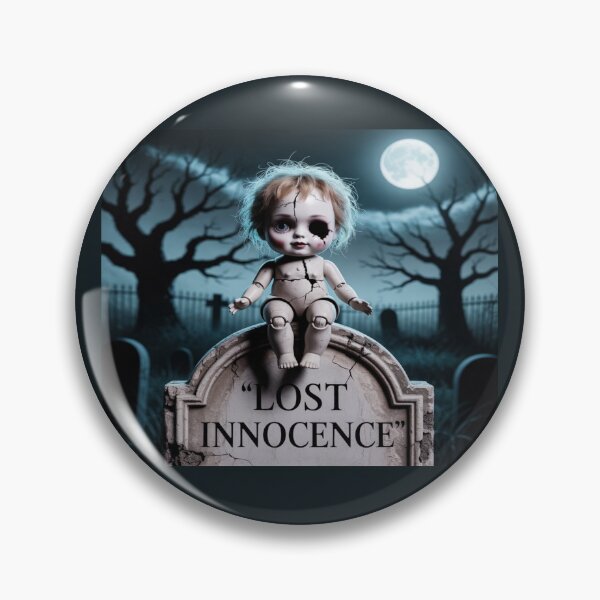 Item preview, Lost Innocence - Creepy Doll Cemetery Art designed and sold by Midnight Veil Designs.